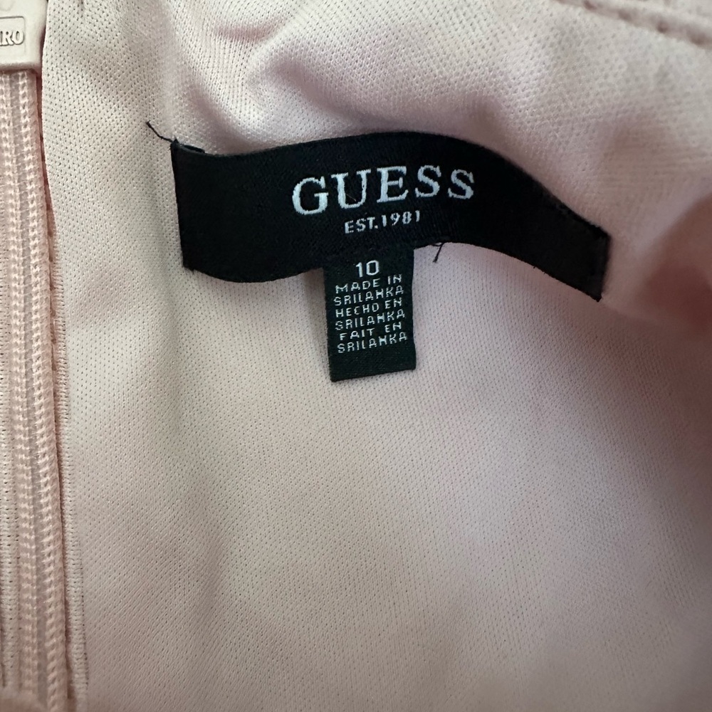 Guess Blush Lace Midi Dress - Picture 5 of 11